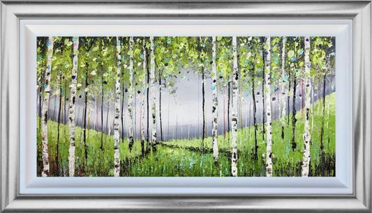 Nigel Cooke Forest Gathering Original on Aluminium - The Acorn Gallery, Pocklington