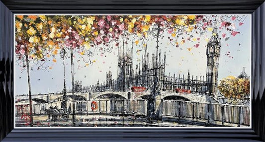 Nigel Cooke Romance On The Riverside Hand Embellished Limited Edition Print