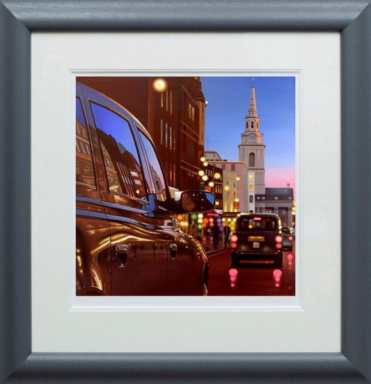 Neil Dawson London Dusk Reflections Paper - The Acorn Gallery, Pocklington