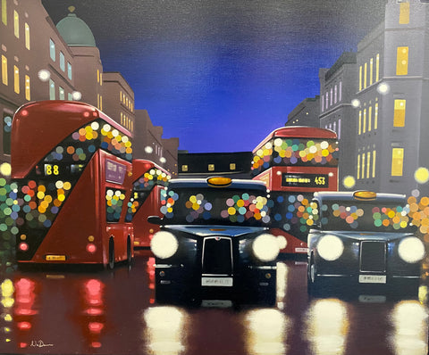 Regent Street Night ORIGINAL by Neil Dawson *SOLD*