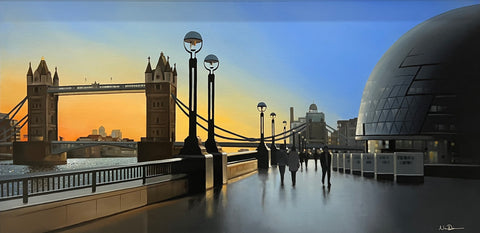 Thames Walk Original by Neil Dawson *NEW*-Original Art-The Acorn Gallery