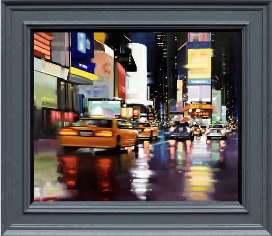Neil Dawson New York City Motion Canvas - The Acorn Gallery, Pocklington