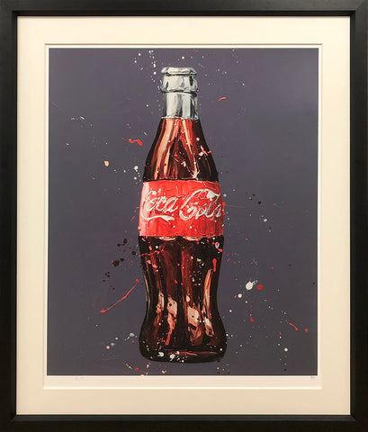 Catch The Wave (80's Bottled Coke) Paper Print by Paul Oz