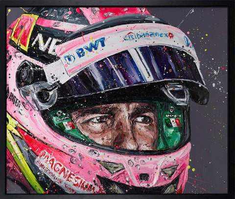 Checo Hand Embellished Canvas by Paul Oz