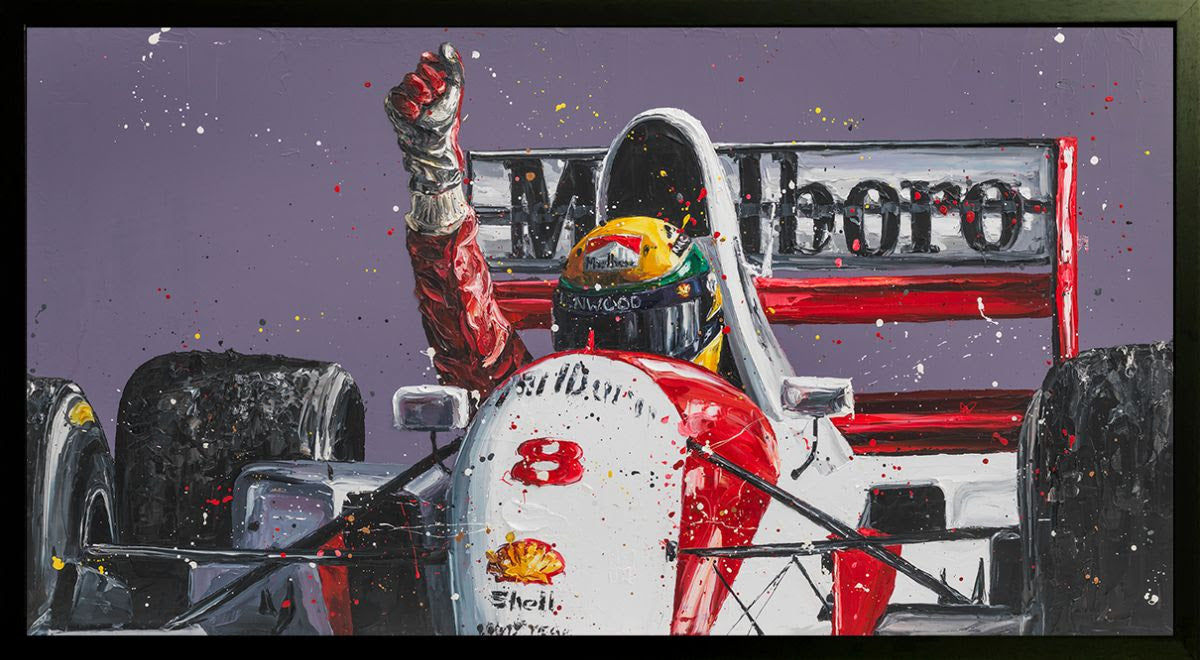 Paul Oz Concourse Senna Hand Embellished Canvas - The Acorn Gallery, Pocklington