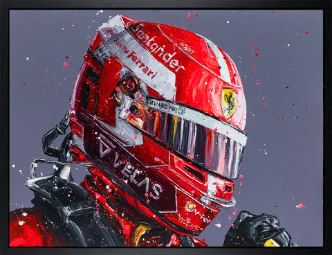 Leclerc '22 Hand Embellished Canvas by Paul Oz