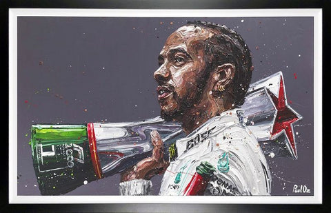 Lewis 1000 Hand Embellished Canvas by Paul Oz
