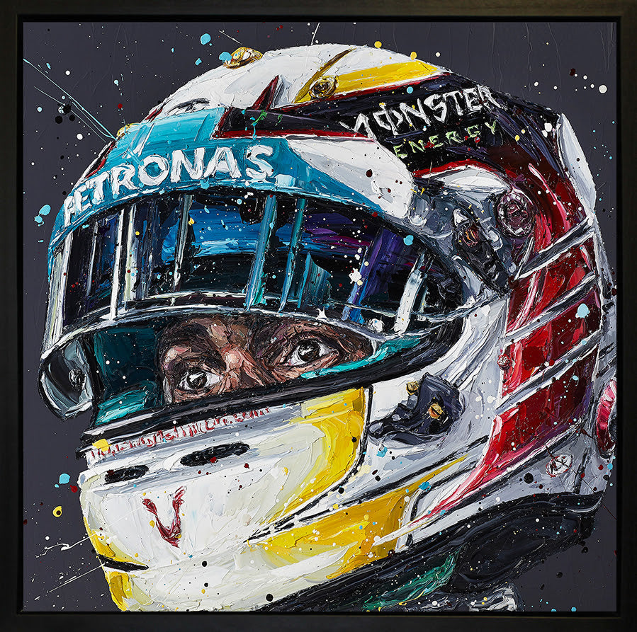 Paul Oz Lewis Abu Dhabi '14 Hand Embellished Canvas - The Acorn Gallery, Pocklington