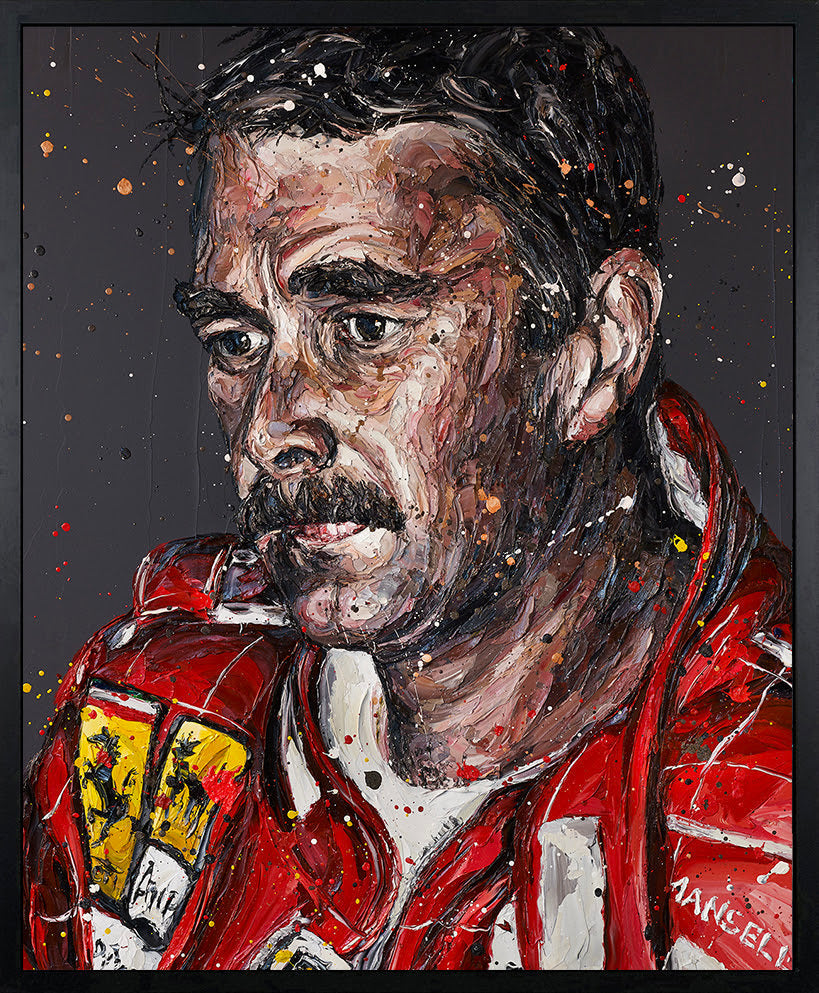 Paul Oz Monaco Mansell Hand Embellished Canvas - The Acorn Gallery, Pocklington