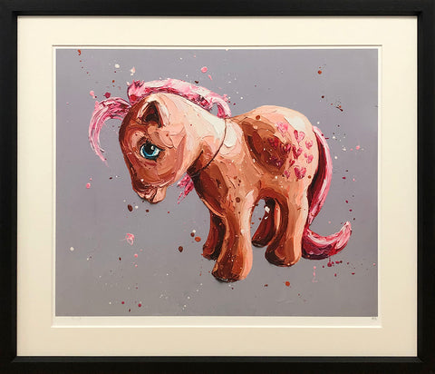 Peaches (My Little Pony) Paper Print by Paul Oz