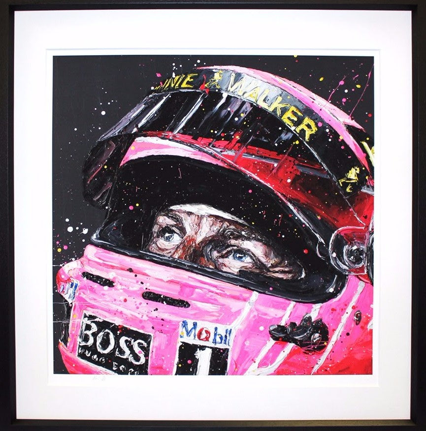 Paul Oz Pink For Papa Paper Print - The Acorn Gallery, Pocklington