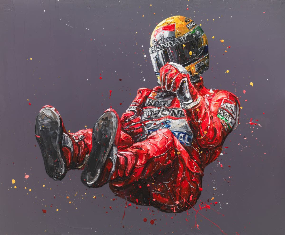 Paul Oz Senna Bronze Hand Embellished Canvas - The Acorn Gallery, Pocklington