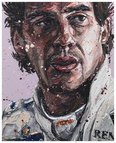 Senna Williams '18 Hand Embellished Canvas by Paul Oz