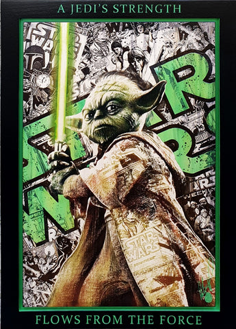 Comic On Yoda (Star Wars) by Rob Bishop