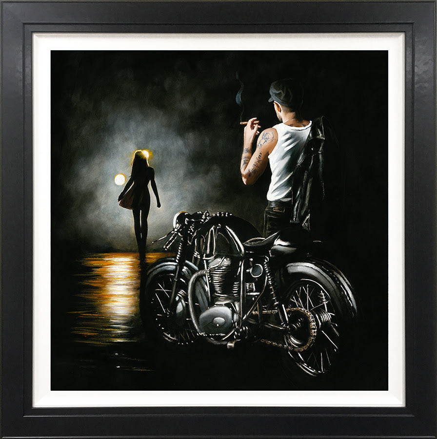 Richard Blunt Leave The Motor Running Original Framed - The Acorn Gallery, Pocklington