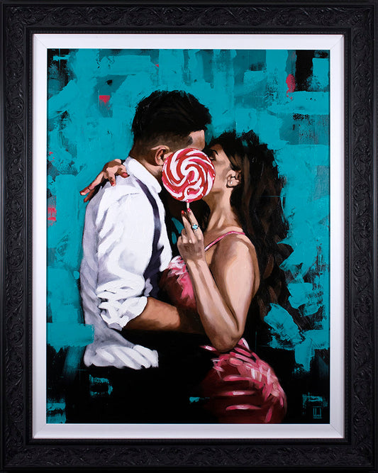 Richard Blunt Strawberry Swirl Original Framed - The Acorn Gallery Pocklington