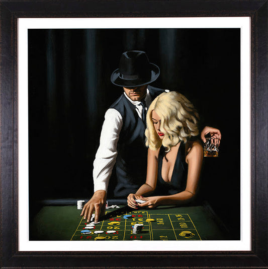 Richard Blunt High Rollers Hand embellished Canvas Framed - The Acorn Gallery, Pocklington