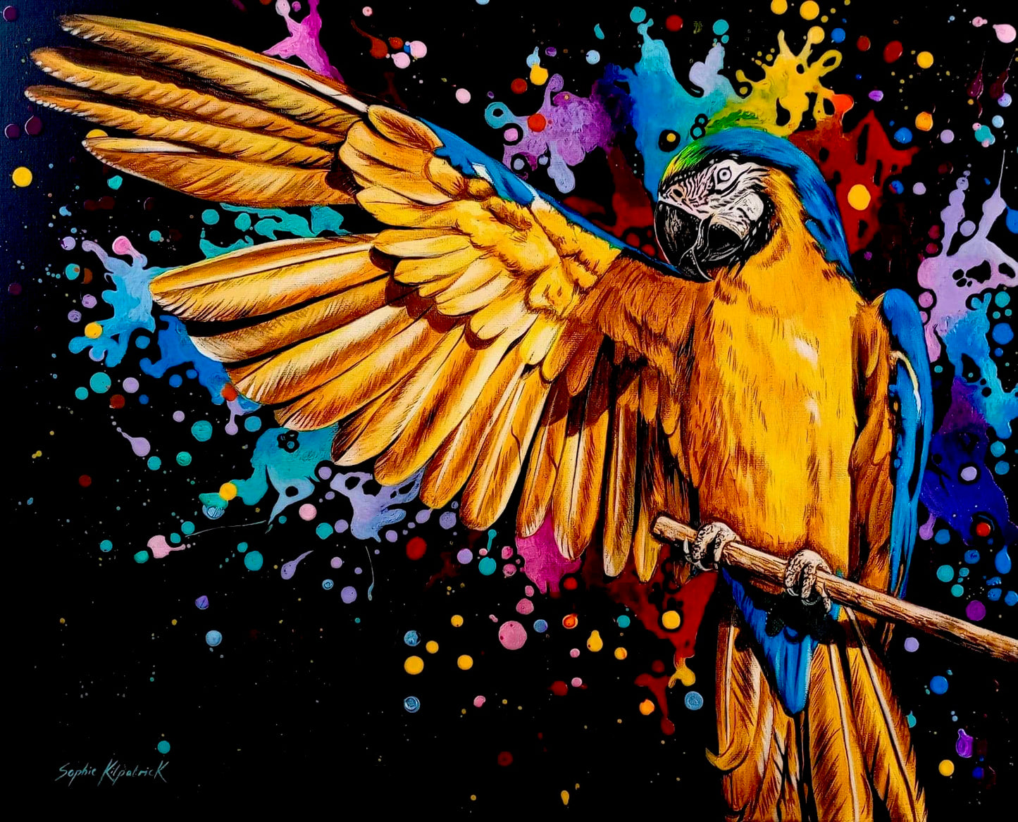 Release Your Rainbow Original by Sophie Kilpatrick - The Acorn Gallery, Pocklington
