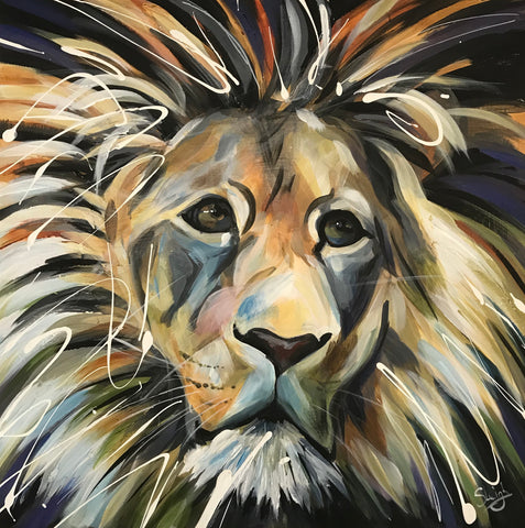 Leo (Lion) ORIGINAL by Susan Leigh *SOLD*