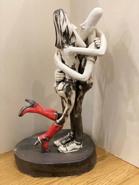 Sally Dunham Kinky Boots Original Sculpture - The Acorn Gallery, Pocklington