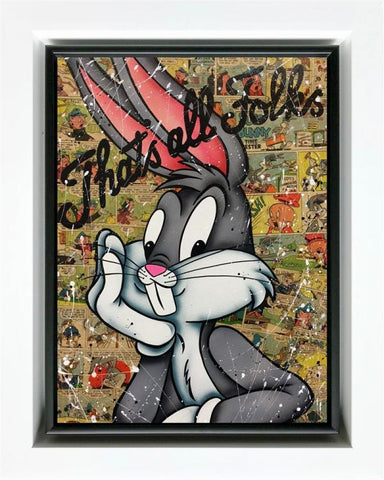 That's All Folks - Bugs Bunny Original by Stephanie Jacques *SOLD*