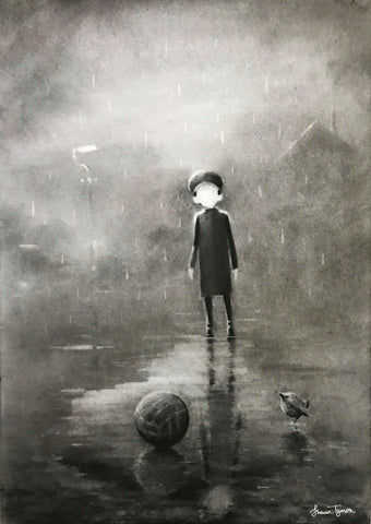 Rain Stops Play Original by Shaun Tymon *SOLD*