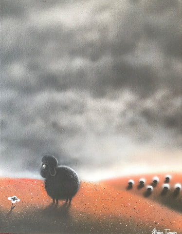 Black Sheep Of The Family Original by Shaun Tymon *SOLD*
