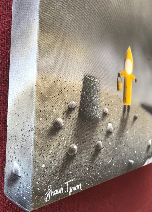 Shaun Tymon Building Sandcastles Original - The Acorn Gallery, Pocklington