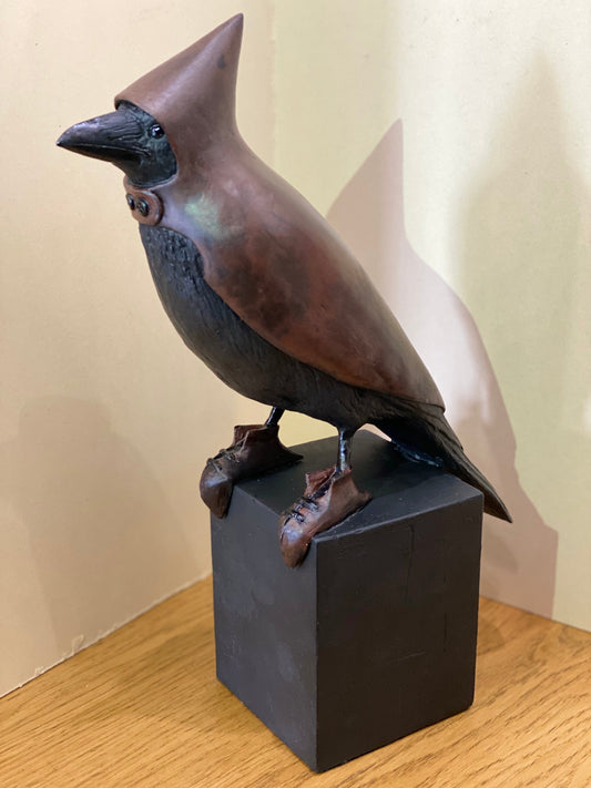 Shaun Tymon The Watcher Sculpture - The Acorn Gallery, Pocklington