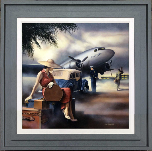 Stunning Tim Shorten ORIGINAL Painting Last Flight to Cairo available at The Acorn Gallery. FREE UK Delivery. Visit or Buy Online. Prints Available Call 01759 307652