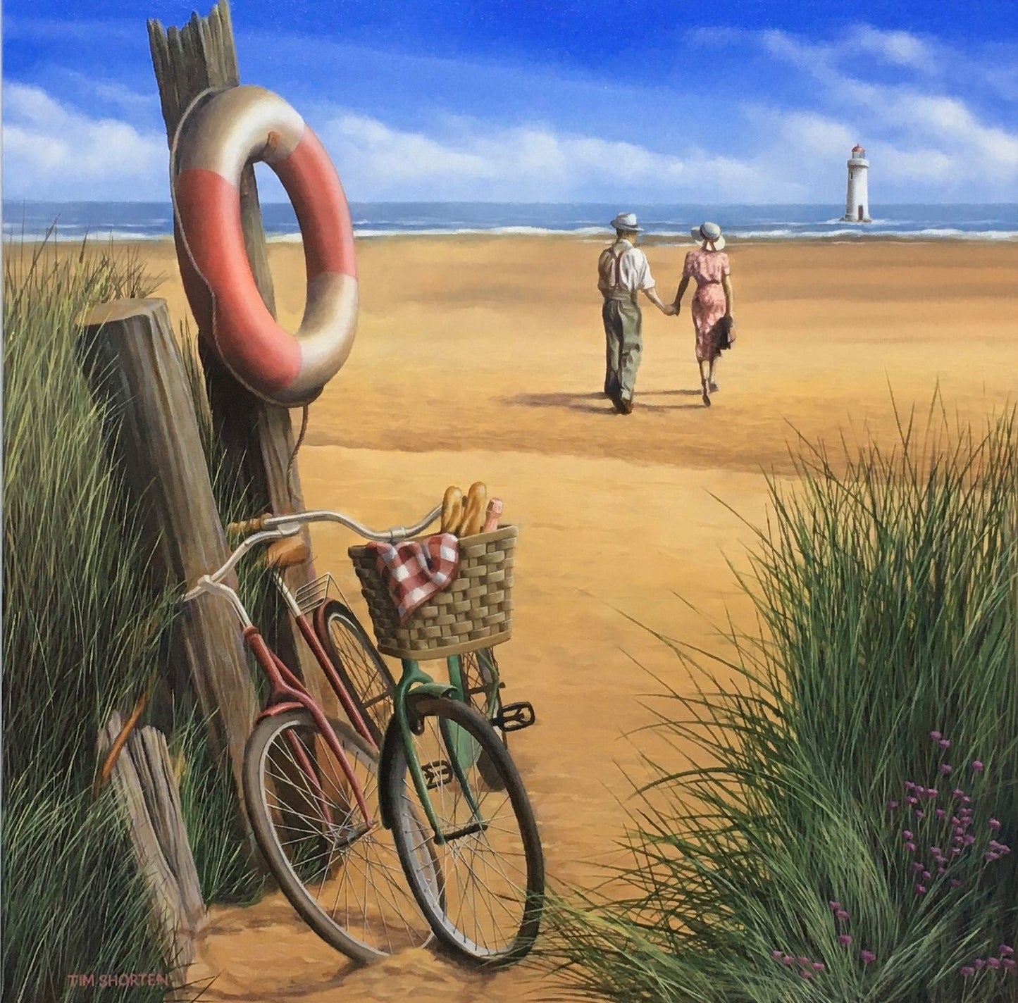 Tim Shorten Le Dejuener Sur La Plage Limited Edition Print- The Acorn Gallery, Pocklington
