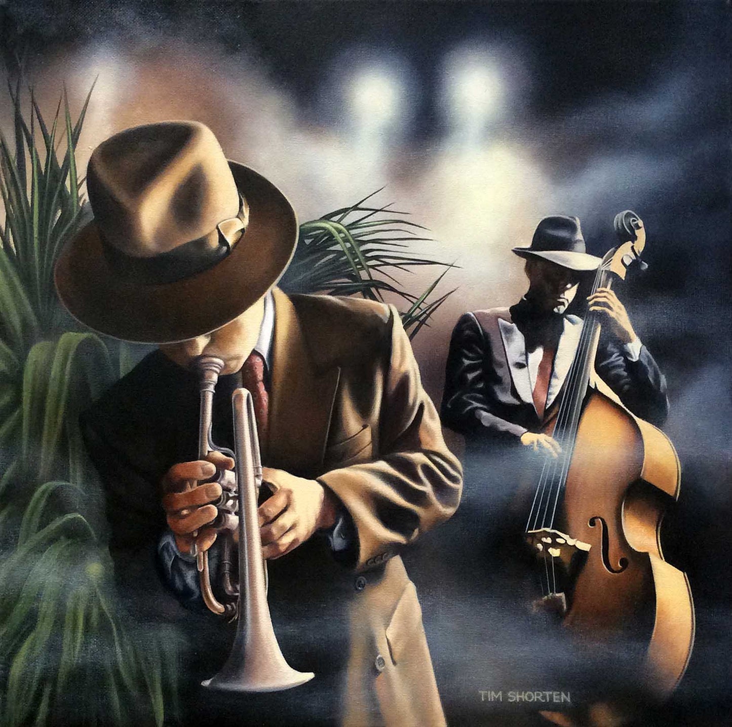 Tim Shorten Playing The Blues Limited Ed Print - The Acorn Gallery, Pocklington