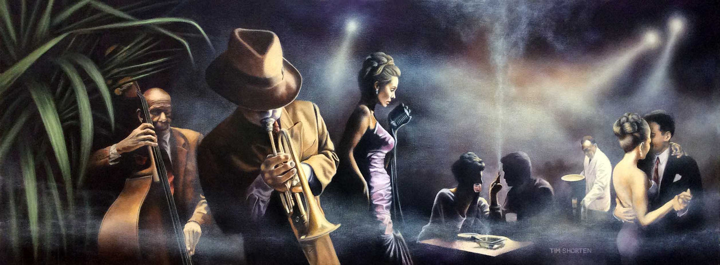 Tim Shorten Mood Indigo Limited Edition Print - The Acorn Gallery, Pocklington