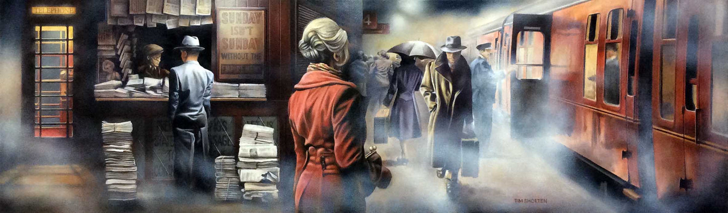 Tim Shorten Welcome Home Original Painting - The Acorn Gallery, Pocklington