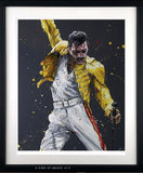 A Kind Of Magic (Freddie Mercury) Paper Print by Paul Oz