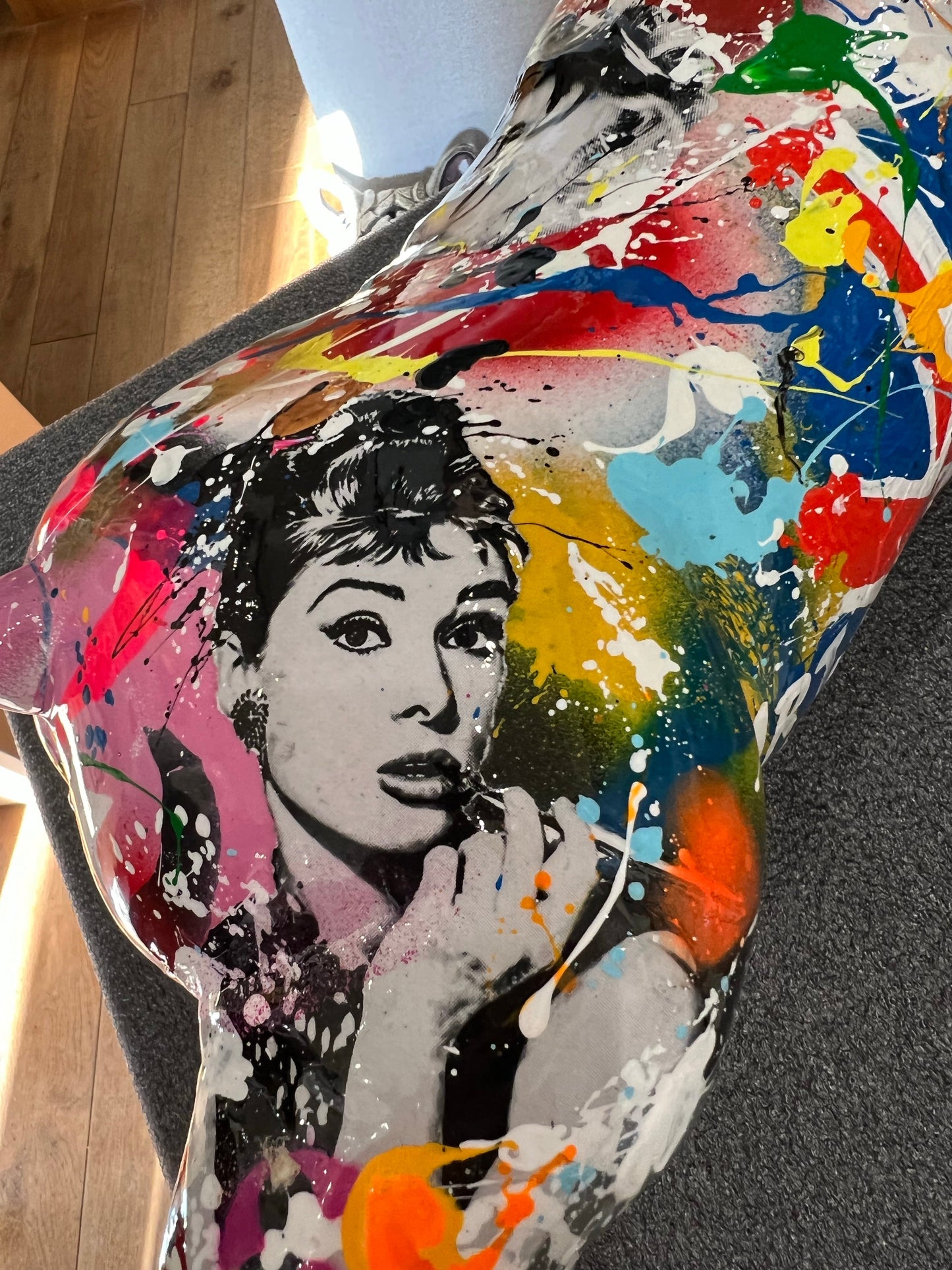 Yuvi French Bulldog Audrey and Marilyn Original Sculpture - The Acorn Gallery, Pocklington