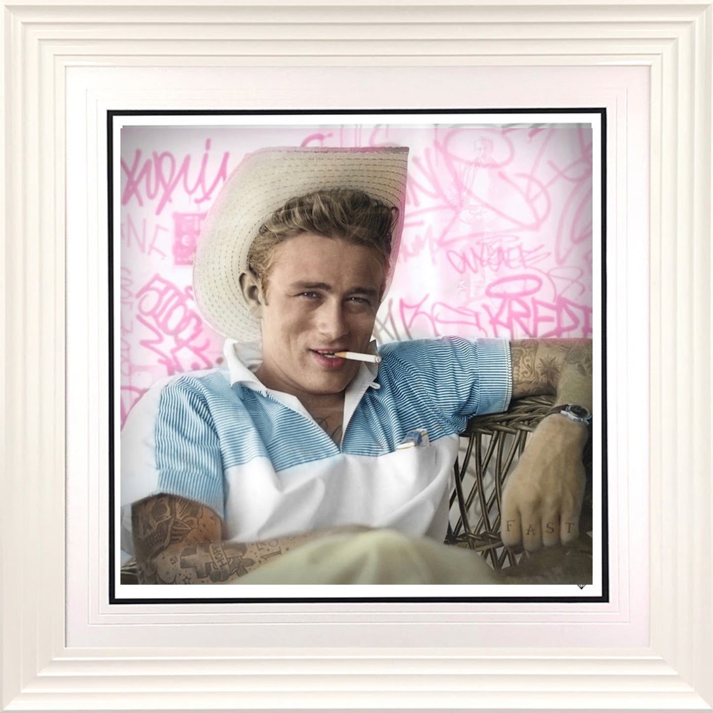 JJ Adams Smoking Gun James Dean Colour - The Acorn Gallery, Pocklington