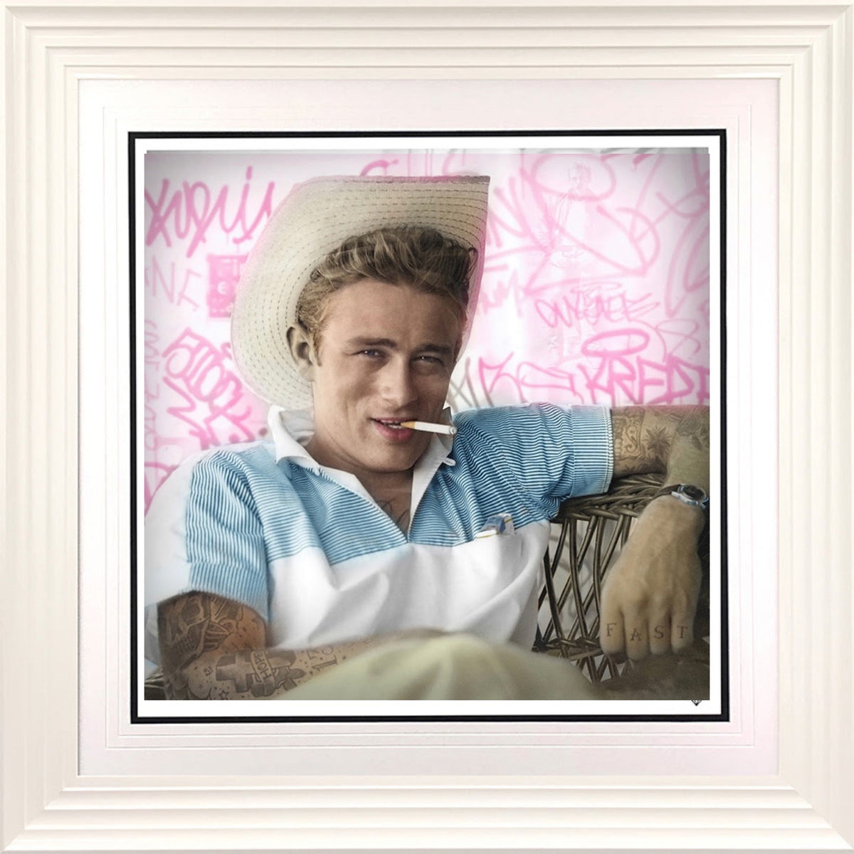 JJ Adams Smoking Gun James Dean Colour - The Acorn Gallery, Pocklington
