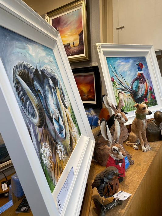 Susan Leigh Clive Pheasant Original - The Acorn Gallery, Pocklington