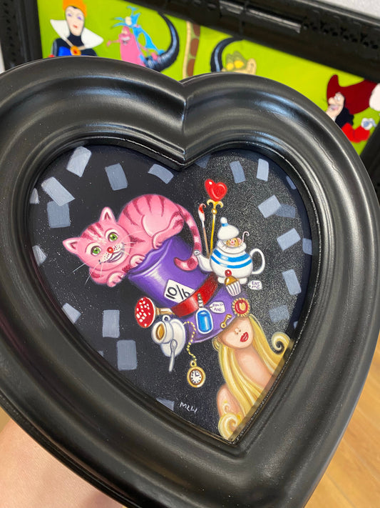 Marie Louise Wrightson Alice's Fabulous Cheshire Cat Hat Original - The Acorn Gallery, Pocklington