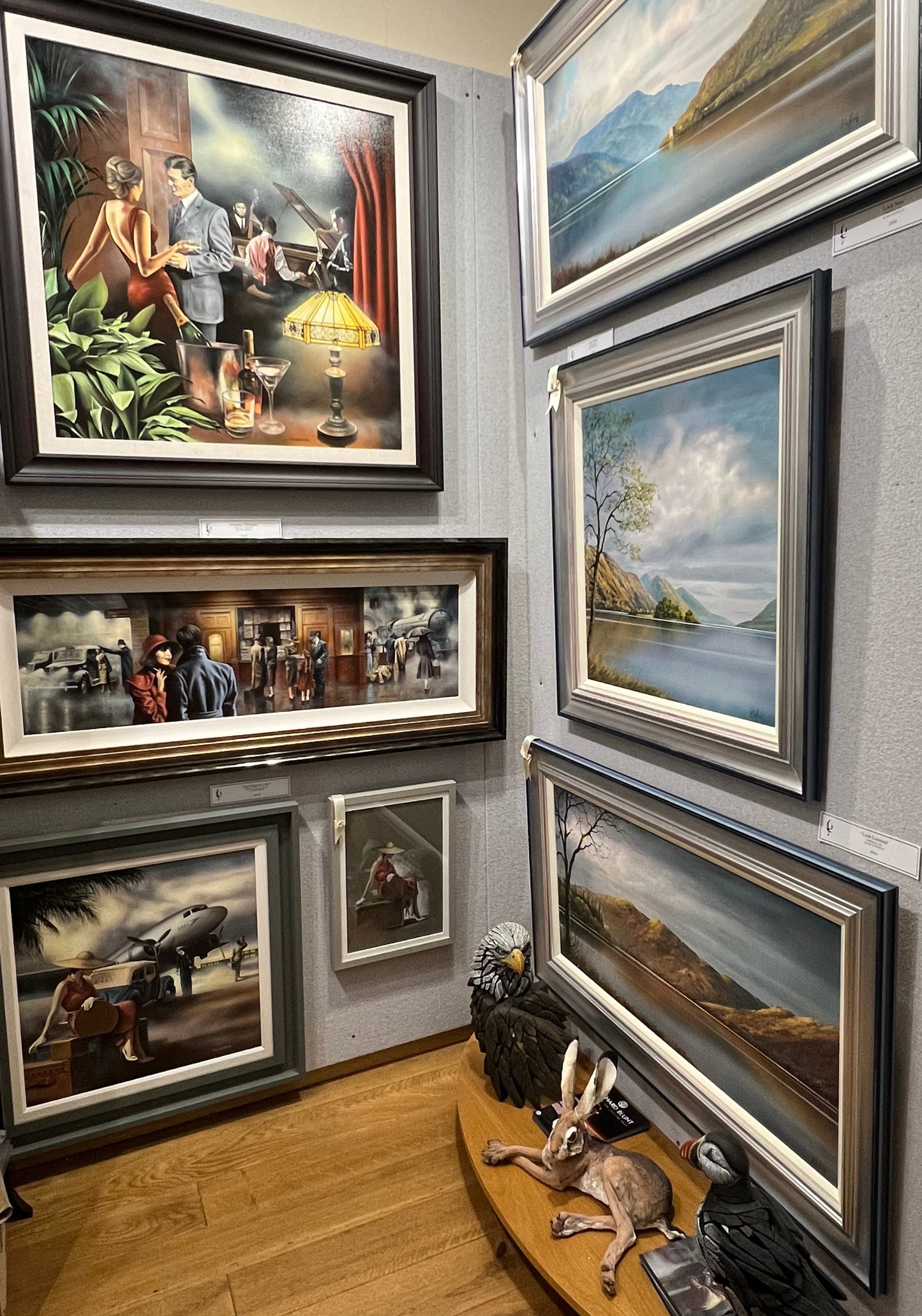 Stunning Tim Shorten ORIGINAL Painting Last Flight to Cairo available at The Acorn Gallery. FREE UK Delivery. Visit or Buy Online. Prints Available Call 01759 307652