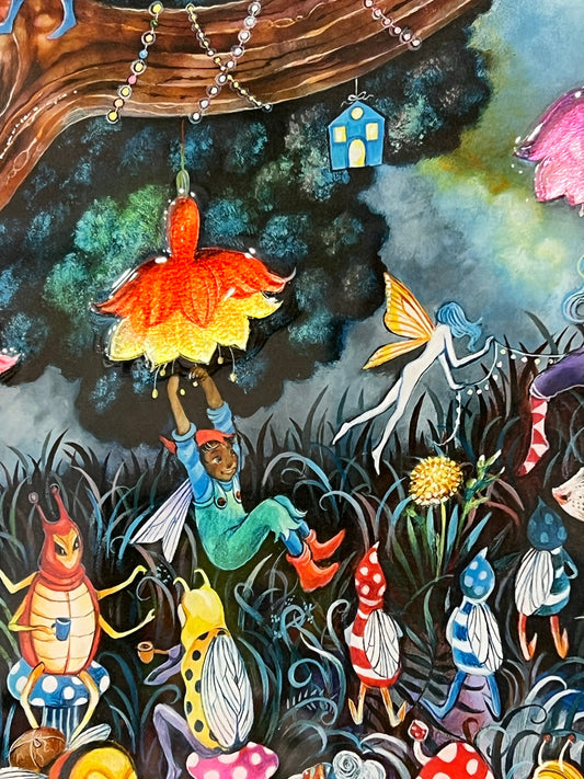 Kerry Darlington Folk Of The Fae Tree - The Acorn Gallery, Pocklington