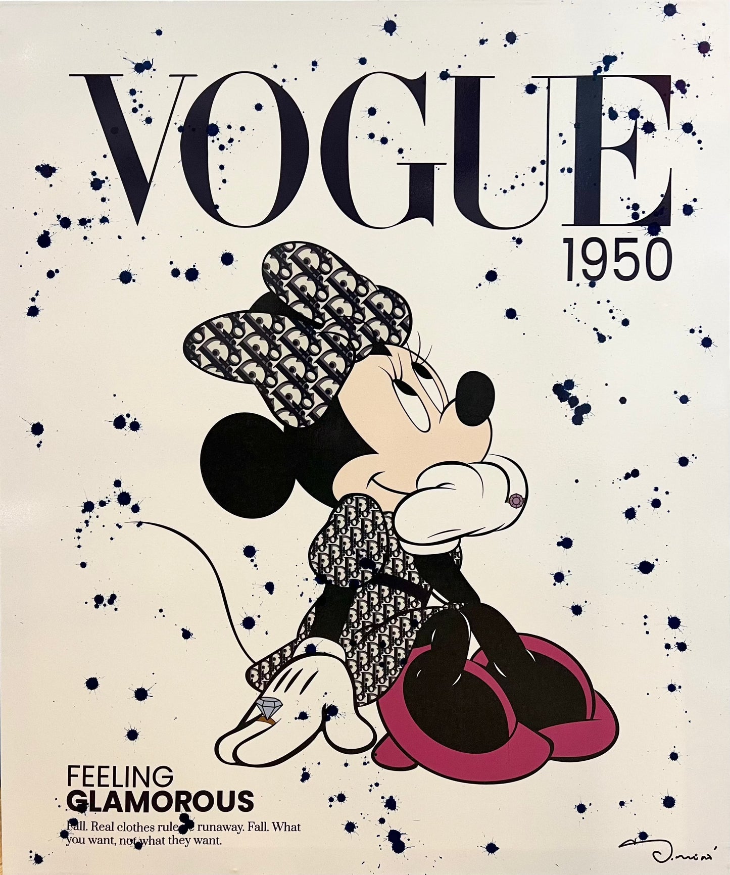 S Miro Minnie en Vogue ORIGINAL - The Acorn Gallery, Pocklington