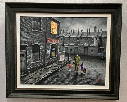 Peter Davidson Thats What Grandma Wants Original Painting - The Acorn Gallery, Pocklington