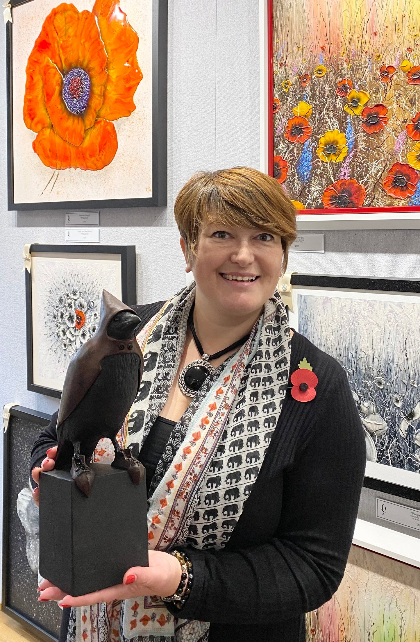 Shaun Tymon The Watcher Sculpture - The Acorn Gallery, Pocklington