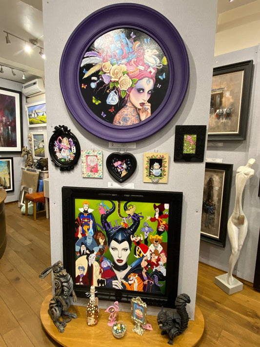 Marie Louise Wrightson Tea With Flower Original - The Acorn Gallery, Pocklington