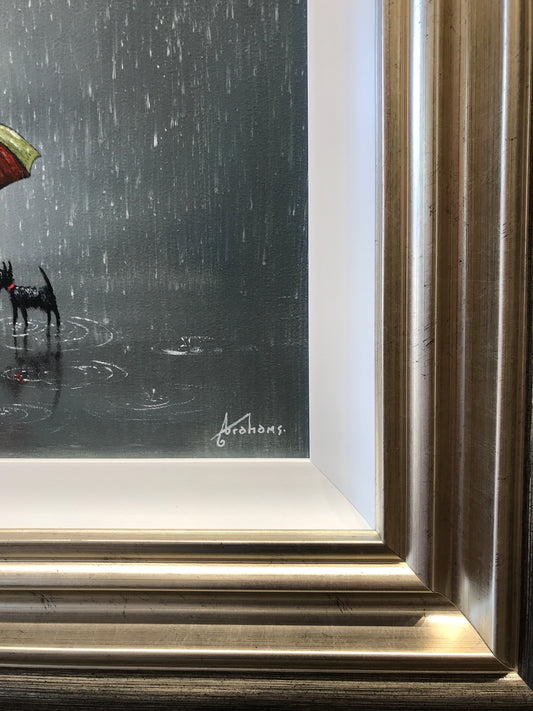 Danny Abrahams Keeping Dry Together Original - The Acorn Gallery, Pocklington