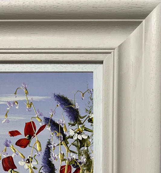 Mary Shaw Poppies By The Beach Original - The Acorn Gallery, Pocklington