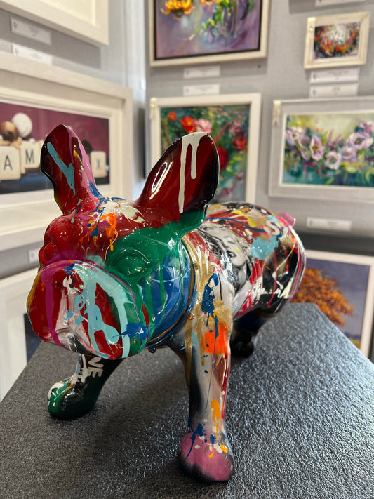 Yuvi French Bulldog Audrey and Marilyn Original Sculpture - The Acorn Gallery, Pocklington