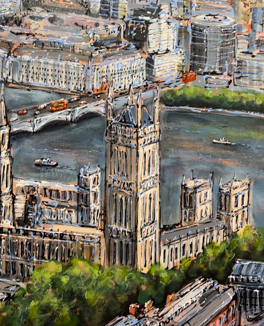 Phillip Bissell Glorious London II Original - The Acorn Gallery, Pocklington
